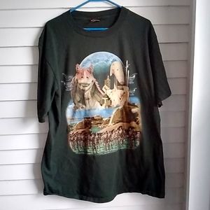 Vintage Star Wars Episode 1 Naboo Shirt XL Prequel Jar Jar